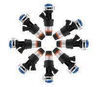 8 inyectores de combustible OEM 17113553 compatibles con boquillas para Chevrolet