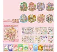 8 juegos de pegatinas 3D para casa, libro de escenas de calcomanías 3D, divertido libro de colección de terapia de adultos, 8 juegos