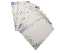 8 Juegos Papel de Carta Vintage A5, Estilo Clásico Elegante | Papel de Escribir de Papel, Diseño Simple, para Letras y Ocasiones Festivas