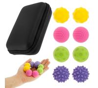 8 juguetes magnéticos, bolas magnéticas para el estrés con funda de silicona, bolas magnéticas de silicona, juguetes antiestrés para adultos y adolescentes (color blanco)