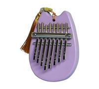 8 Key Mini Kalimba Wooden Mini Thumb Piano Retro Fingers Piano Exquisite Gift for Kids Beginners Piano De Pulgar(Purple 01)