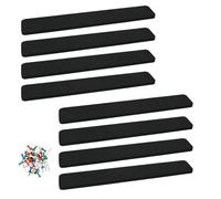 8 listones para tablón de anuncios con 30 chinchetas, autoadhesivas, para oficina, escuela y hogar