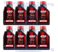 8 Litros Aceite Motor MOTUL 4100 Syn Nergy 15W40 Acea A3 B4 Abejas Sp Manillar