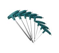 8 llaves hexagonales de destornillador en forma de T, llave hexagonal interior con bolsa de almacenamiento para reparar llaves manuales de montaje de muebles