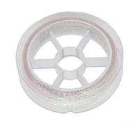 8 m mosca atando material del cuerpo con ala de hielo blanco camarón escala de pescado flash para trenzado Pvc tira de encuadernación para hacer señuelos artificiales y accesorios de cebo para trucha