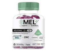 8:MEL+ Gomas 1,8 mg pastillero con 30 gomitas