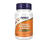 Now Foods Acidophilus & Bifidus 8 mil millones CFU - 60 cápsulas vegetales