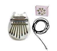 8 mini colgantes de madera Kalimba exquisito dedo Marimba piano musical buen regalo pulgar S8i1 accesorios