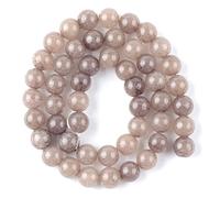 8 mm piedra natural mezcla colorido jades gris cuarzo redondo planos redondos planos for la joyería que hace espaciador perlas sueltas bricolaje brazaletes de bricolaje 15 "39cm Artesanías hechas a ma