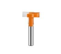 8 mm vástago en T ranura molienda recta cortadora cortadora router fresadora de bits mango de corte para carpintería industrial herramienta de cajones