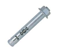 8 mm X 40 mm Enchufe de Pared de Metal Expansible, Anclajes de Cuña para Hormigón con Tuerca Hexagonal, Tornillo de Expansión, de Metal Expansible Anclajes de Cuña para Hormigón, Ladrillo (10 pzs)