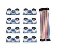 8 módulos ultrasónicos compatibles con HC-SR04, sensor de distancia de módulo ultrasónico, compatible con Arduino UNO, robot, XBee, ZigBee, etc.
