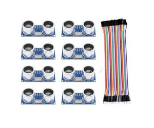 8 módulos ultrasónicos compatibles con HC-SR04, sensor de distancia de módulo ultrasónico, compatible con Arduino UNO, robot, XBee, ZigBee, etc.