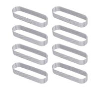 8 Moldes Para Mousse, Moldes Para Pasteles De Acero Inoxidable, Herramientas Creativas Para Hornear, Suministros De Cocina, Adecuados Para Pasteles Y Pan.