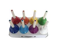 8 Nota Handbells Colorido Percusión Manos Orff Instrumento Musical Musical Música Bells Fiesta Fiesta Del Juguete