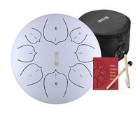 8 notas D Teclas de la lengüeta de acero para adultos y niños, instrumento de percusión handpan para meditación personal, yoga, rendimiento en la calle, zen (10 pulgadas) (Color : G)