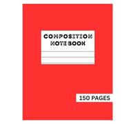 8. Note master: Classic Lined Composition Book - 150 Page Edition. Perfect for School, Office, Journaling, or Daily Writing.: Great for Class Notes, ... Pages for Notes, Lists, and Ideas