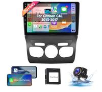 【8 Núcleo 2+64G】 Hodozzy Carplay Radio Coche para Citroën C4 DS4 2013-2017,10 Pulgadas Autorradio Android con Pantalla Táctil con WiFi/GPS/RDS/FM/Bluetooth/USB/DSP