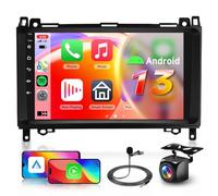【8 Núcleo 4+64G】 Hodozzy Carplay Radio Coche para Mercedes Benz B200 W169 W245 W639 Sprinter Vito Viano,9 Pulgadas Autorradio Android con Pantalla con WiFi/GPS/RDS/FM/Bluetooth 5.0/USB/DSP