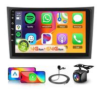 【8 Núcleo 4+64G】 Hodozzy Carplay Radio Coche para Volvo XC90 2004-2013,10 Pulgadas Autorradio Android con Pantalla Táctil/DSP/GPS/RDS/FM/Bluetooth 5.0/USB/WiFi