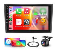 【8 Núcleo 6+128G】 Hodozzy Carplay Radio Coche para Volvo XC90 2004-2013,10 Pulgadas Autorradio Android con Pantalla Táctil/DSP/GPS/RDS/FM/Bluetooth 5.0/USB/WiFi