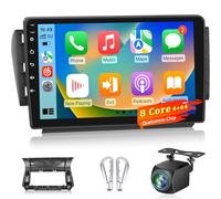 8 núcleos 1,8 GHz Qualcomm Chip 4+64G Android Autoradio para Peugeot 208/2008 2012-2018, 10 pulgadas Touch Display Radio, Wireless Carplay & Android Auto, DSP + AHD Cámara de visión trasera, OEM