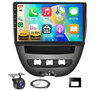 【8 Núcleos 4+64G】 Hodozzy Carplay Radio Coche para Toyota Aygo/Peugeot 107/Citroen C1 2005-2014, Android con Pantalla Táctil de 10 Pulgadas con Android Auto/Bluetooth 5.1/RDS/FM/DSP/SWC/GPS/WiFi