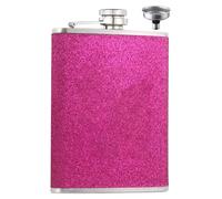 8 Oz Hip Liquor Flasks - Botella de alcohol de acero inoxidable con embudo | Botellas para alcohol | Botella portátil de petaca | Maceta de purpurina a prueba de fugas, portátil para whisky y