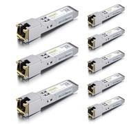 [8 Pack] 1G SFP to RJ45 Mini-Gbic Module 100-meter, 1000Base-T Copper Transceiver Compatible for Cisco GLC-T/SFP-GE-T, Meraki, Ubiquiti UniFi UF-RJ45-1G, Netgear, Zyxel, D-Link and More