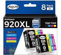 8 Pack 920XL Cartuchos de Tinta Multipack Compatible para HP 920 XL Tinta | Compatible con HP Officejet 6500A 7500A 6000 7500 7000 Impresora (8 Pack-2 Negro, 2 Cian, 2 Magenta, 2 Amarillo)