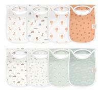 8-Pack Baby Bibs para Chicos, Chicas - Baberos para Bebé Chica, Chico, Baberos para Bave y Dentura, Baberos para Bebé, Neonato (Wilderness)