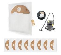 8 Pack Bolsas de Polvo para Kärcher NT 22/1 Ap L, NT 22/1 Ap Te L Bolsas de Aspiradora para Kärcher NT 22/1 Bolsas de Vacio Respuesto para Aspiradora Replacement Repuesto Accessories xx
