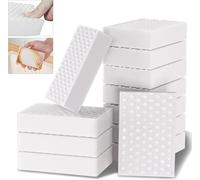 8 Pack de esponjas mágicas de melamina blanca, goma mágica extra duradera con una potencia de limpieza 2 veces más fuerte - Limpieza de todas las superficies, cocinas, baños, paredes, zapatos