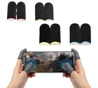 8 Pack Mobile Game Finger Sleeve, Funda Controller de Dedo de Pantalla Táctil Gaming, Thumb Sleeves para Cualquier Juego y Dispositivo móvil