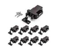 8 Pack Push Latchtouch Latch Safe Push Latchrebound Self-locking Deviceopen Catch Lock Drawer Cabinet Catch Touch Latch Cupboard Bedro