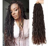 8 Packs Soft Locs 24 Inch Faux Locs Crochet Hair for Butterfly Locs Distressed Soft Locs Crochet Hair for Women (24 Inch(Pack of 8), T30)