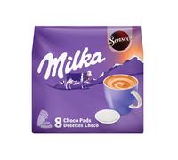 8 Pads De Chocolate Milka Senseo Sin Café Para Disfrute De Doble Soporte