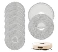 8 paños de limpieza de repuesto compatibles con Xiaomi X20 Max / X20 Pro / X20+ / X10+, Dreame L10s Ultra Gen 2 / L10s Pro Ultra / L20 Ultra / L40 Ultra / X30 Ultra / X40 Ultra