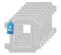 8 Paños de Limpieza para el Robot Limpiacristales Ecovacs Winbot W2, W2 Omni, W2 Pro Omni, W1, W1 Pro. Paños de Microfibra Lavables Que Eliminan Eficazmente Las Manchas y el Polvo de Las Ventanas