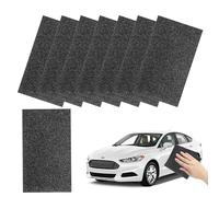 8 Paños Nano Sparkle, Nano Sparkle Cloth, Paños Mágicos Quitarañazos para Coche, Reparación de Arañazos Superficiales y Pulido de Pintura, Todo Color y Superficie