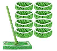 8 paños para mopa Swiffer, paños de suelo para mopa Swiffer Sweeper, 25,4 x 11,5 cm, paños de suelo secos/húmedos, paños universales para la limpieza de superficies