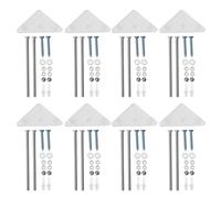 8 paquetes de soporte de pared para monopatín, estante de exhibición de pared acrílico para monopatín, colgador de almacenamiento para uso Horizontal y Vertical