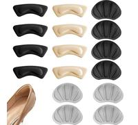 8 Pares Almohadillas para Talón,Plantillas Antideslizantes Autoadhesivas,protector talon zapato para mujeres y hombres,Contra deslizamientos y frotamientos para Zapatos Demasiado Grandes Sueltos