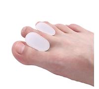 8 Pares/caja Separadores de Dedos de los Pies, Corrector de Hallux Valgus para Aliviar el Dolor, Separador de Dedos de los Pies Superpuestos, Corrector de Juanetes para Juanetes (S + L)