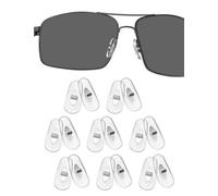 8 pares de almohadillas nasales de repuesto para Ray-Ban RB3604 RB4264 RB3534 RB3549 RB3584 RB3614 RB3523 RB3526 RB3538 RB3558 RB3660 RB3530 RB4071 RB660 336 RBB 7140 RB8415 - Gafas de sol, color