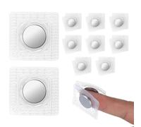 8 pares de broches magnéticos ocultos para coser, cierre invisible para bolso, cierre magnético para coser en PVC, cierre magnético redondo, accesorio de costura para cierre de ropa, manualidades