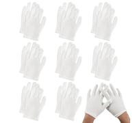 8 Pares De Guantes Blancos, Guantes Simples Transpirables, Guantes Para Niños, Accesorios De Fiesta De Rendimiento, Guantes De Etiqueta De Niños Y Niñas, Accesorios Para Disfraces De Fiesta