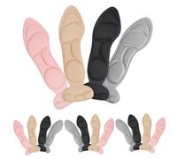 8 pares de plantillas adhesivas for el talón, almohadillas antideslizantes, almohadillas for tacones altos, inserciones de cojín for el talón for zapatos de mujer, almohadillas de esponja for el talón