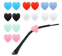 8 pares de soportes para gafas de sol, 8 pares de retenedores de agarre de oreja de silicona suave para gafas de sol, gafas deportivas, lentes de lectura, punta de templo, evita que las gafas se