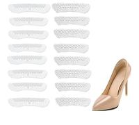 8 pares protectores de talón de silicona, almohadillas para talones para hombres y mujeres, inserciones para talones, autoadhesivos cómodos, evitan que los talones se froten, salvan talones para